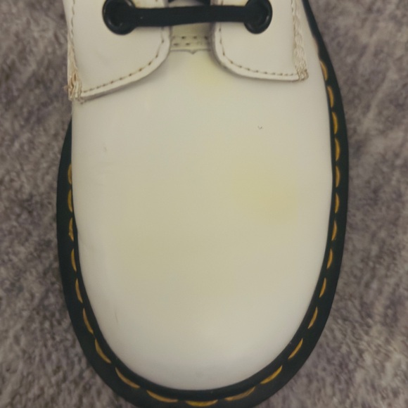 Dr. Martens White Leather Boots - Picture 3 of 8
